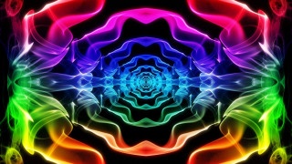 Colorful abstract rainbow swirls psychedelic - a colorful abstract design free wallpaper