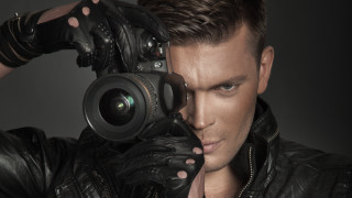 Man leather jacket camera portrait - alexander kucharsky free wallpaper