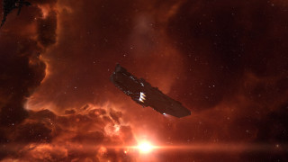 Spaceship starry sky bright light - dramatic cinematic lighting free wallpaper