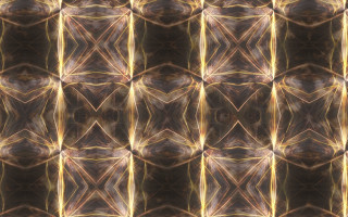Abstract brown yellow black hologram - caustic free wallpaper