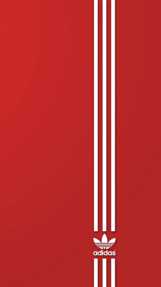 Red adidas wallpaper white stripes - dai xi free wallpaper