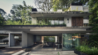 Modern house patio dining architecture 2 - david chipperfield free wallpaper