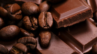 Chocolate coffee beans chips 3d - didier mouron free wallpaper