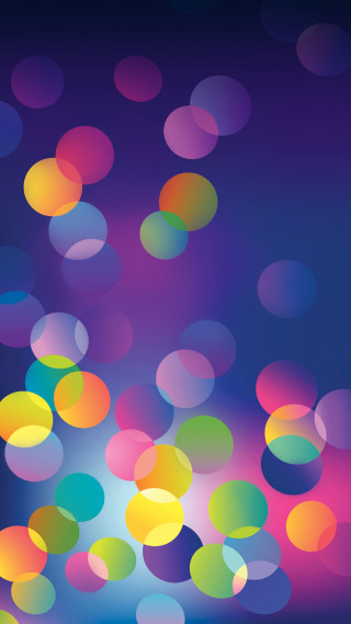 Colorful background circles different colors - international typographic style free wallpaper