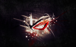 Red black logo dark background 4 - rtx free wallpaper