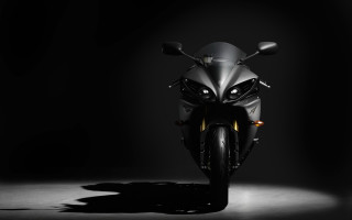 Motorcycle dark headlights digital rendering - its headlight free wallpaper