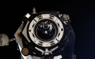 Space station inside black white - a space station free wallpaper
