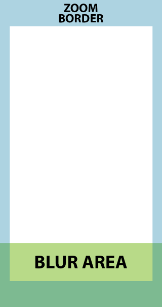 White square blurarea green blue - a green border free wallpaper