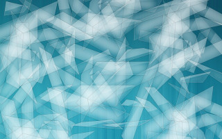 Blue abstract honeycomb cubism spiderweb - low free wallpaper