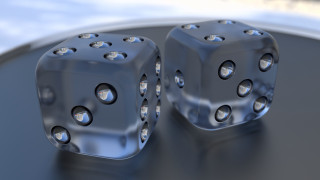 Two dices table sky reflection - andor basch free wallpaper