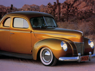 Yellow car desert mountain purple - a desert area free wallpaper