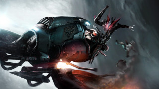 Futuristic space ship demons mecha - star citizen halo free wallpaper