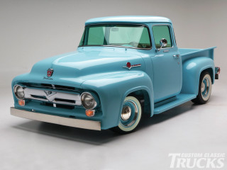 Blue truck white surface gray - a white background behind free wallpaper