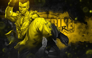 Yellow male basketball shock art - du jin free wallpaper