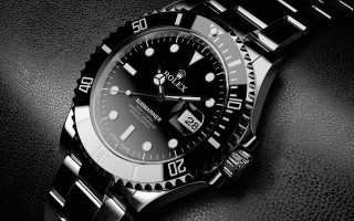 Watch black leather monochrome polka - aquirax uno free wallpaper for desktop