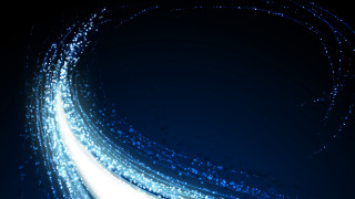 Blue white swirl holography planet - a white swirl free wallpaper