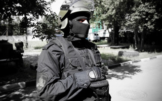 Man black jacket helmet gun - dimitre manassiev mehandjiysky free wallpaper