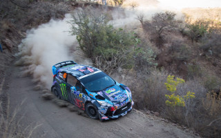 Rally car dirt road smoke - tire free wallpaper