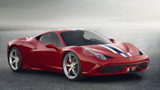 Red sports car white stripe 3 - bernardo cavallino free wallpaper