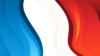 Red white blue wavy lines - wavy free wallpaper