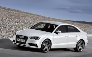 White car hill rocks clouds - a.d.m. cooper free wallpaper