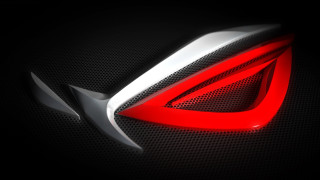 Red white logo black background 3 - ray free wallpaper