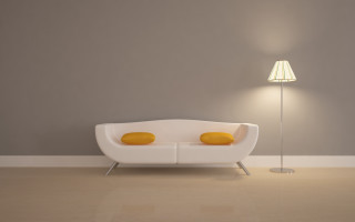 White couch lamp minimalist egg - a minimalist painting free wallpaper