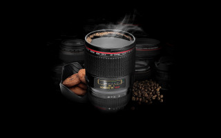 Coffee cup steam stack beans - a coffee cup free wallpaper