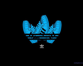 Adidas sneakers blue light dark - blue light free wallpaper
