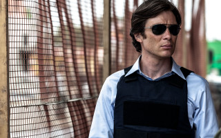 Man sunglasses vest fence cat - a black vest free wallpaper