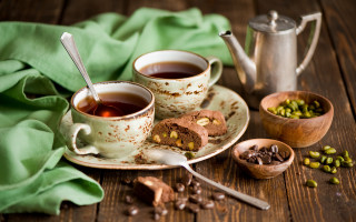 Teapot tea cups spoon rococo - it next free wallpaper