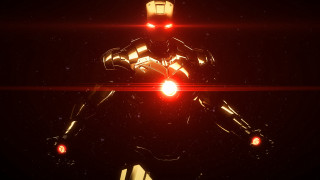Robot red light astronaut night - leg free wallpaper