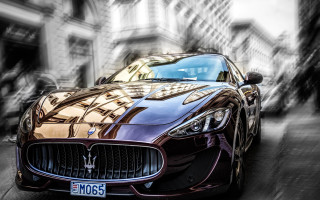 Maserati city street reflection luxury - alesso baldovinetti free wallpaper
