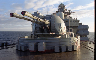 Battleship cannon ocean precisionism puzzle - a ship in the ocean free wallpaper