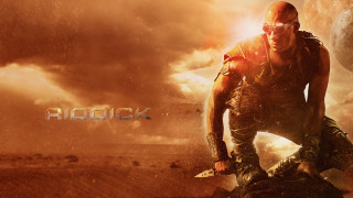 Sci fi man knife clouds - a knife in front free wallpaper