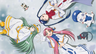 Anime characters cats dogs group - a group of anime characters free wallpaper