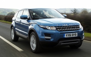 Blue range rover forest road - a road next free wallpaper