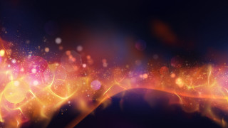 Blurry bright light bubbles hologram - a blurry image free wallpaper