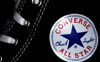Converse blue star macro black - a blue star free wallpaper
