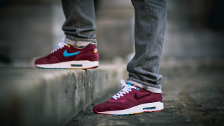 Person steps jeans sneakers flames - a person free wallpaper