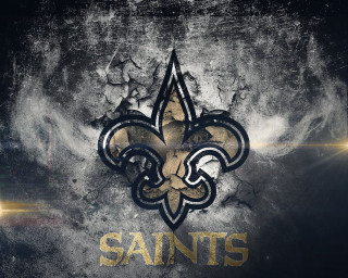 New orleans saints logo grungy - abstract art free wallpaper