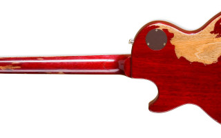 Red gold instrument white background - product photo free wallpaper