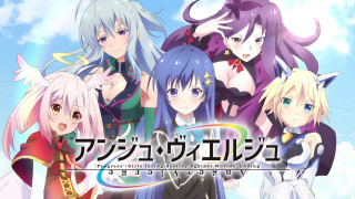 Anime characters group blue sky 7 - behind them free wallpaper