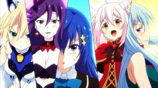 Anime girls long hair blue 13 - different free wallpaper