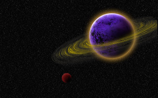 Space planet moon fireworks aurora - planet free wallpaper