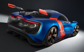Futuristic red stripe arrow car - a red arrow free wallpaper