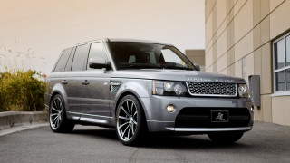 Silver range rover building planter - silver free wallpaper