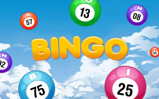 Bingo numbers balls flying game - free happy birthday wallpaper