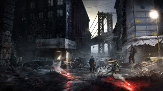 City street man fire hydrant - ashcan school free wallpaper