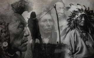 Native american portrait matte painting - americo makk free wallpaper for desktop